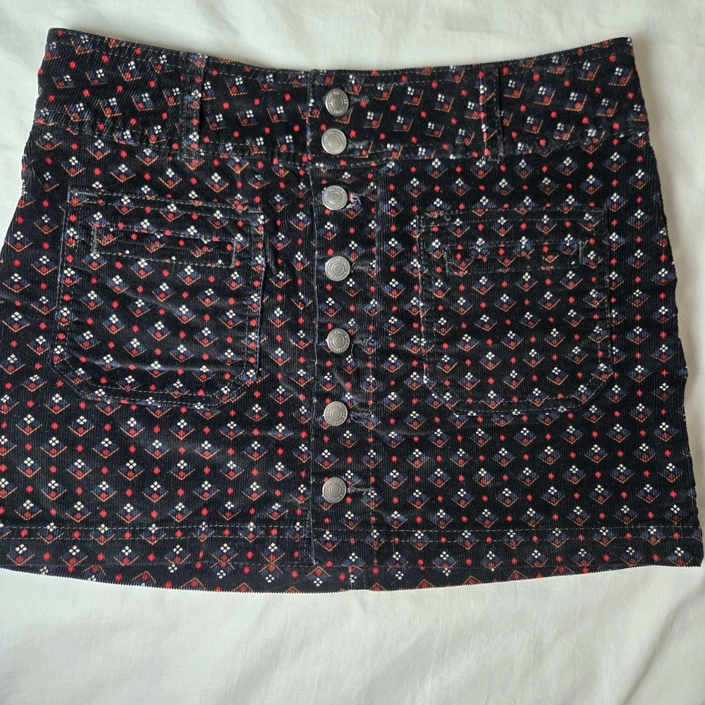 We The Free Free People Skirt (tag 26) Actual 29 Mini Corduroy Button Front
